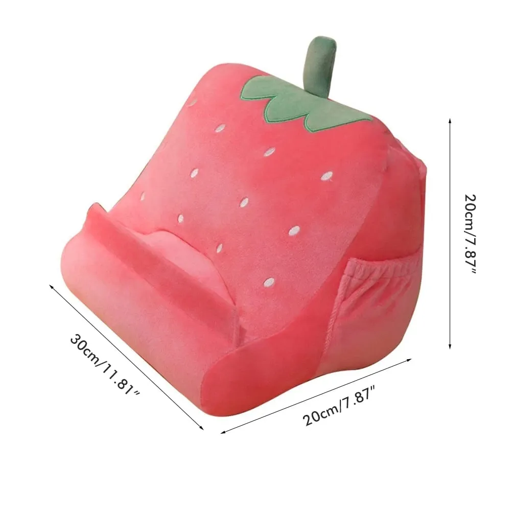 Travesseiro triangular portátil para tablet, suporte macio de pelúcia para tablet, suporte para aniversários e feriados — image 4