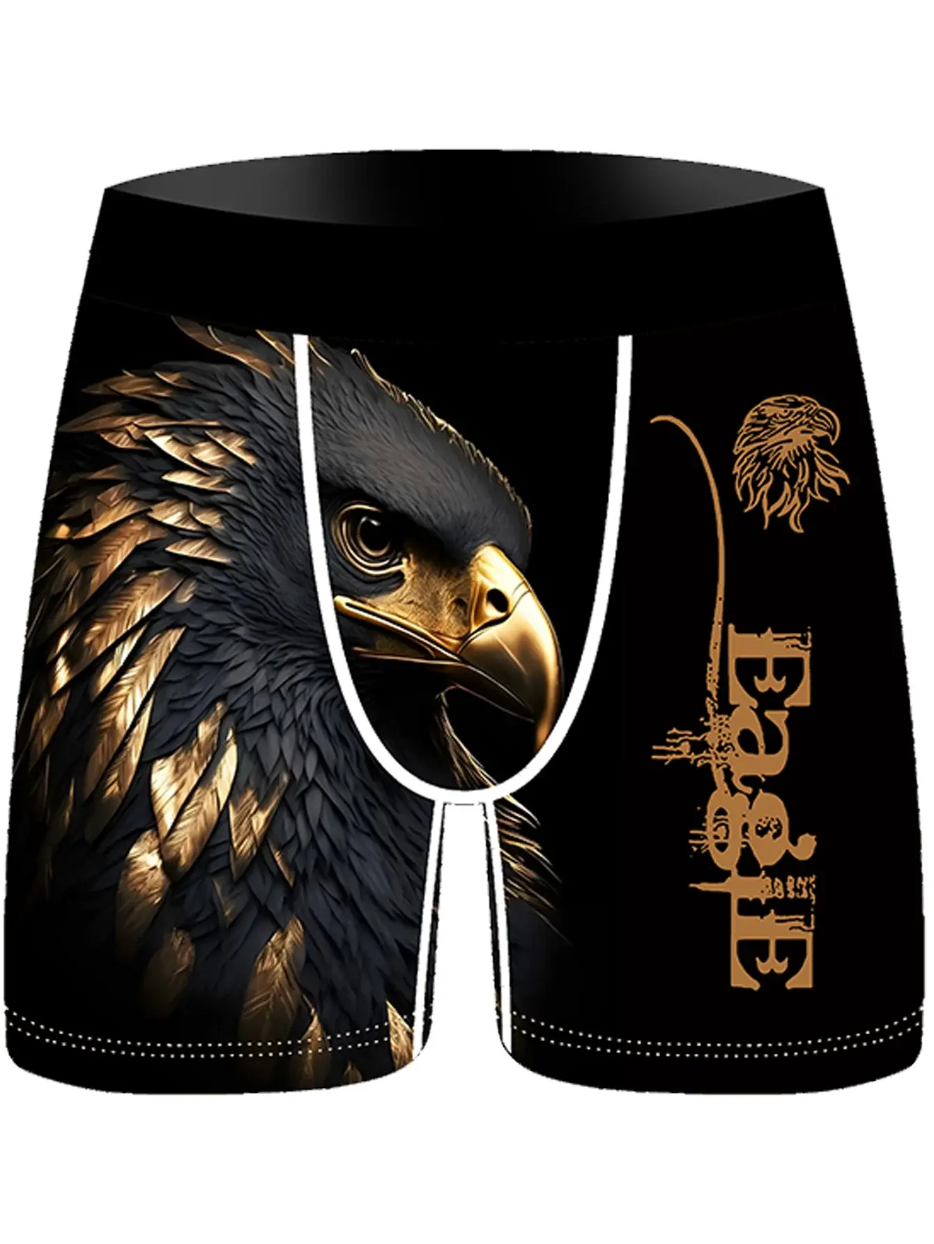 Lot de 3 boxers à la mode pour hommes, sous-vêtements confortables, doux, à la mode, imprimés, décontractés et polyvalents pour hommes 3256813065858825