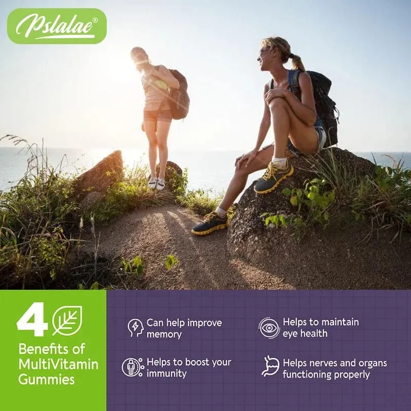 Multivitamin Gummies - Enhances Energy Levels Immune Support Antioxidant - with Vitamins and Minerals