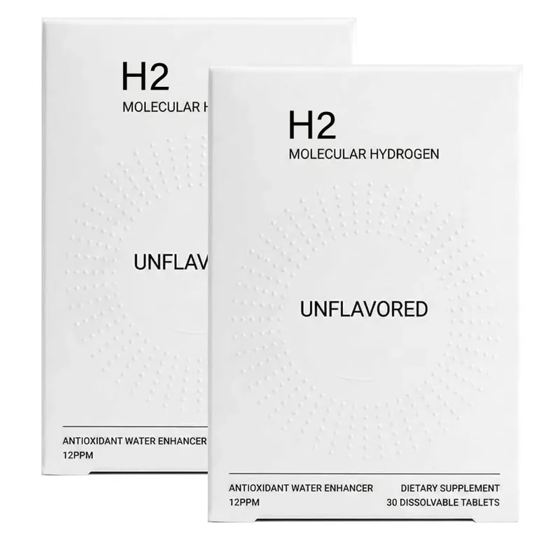 含鎂 H2 分子氫水片 - 能量提升 - 無麩質 - 抗氧化和細胞健康支持