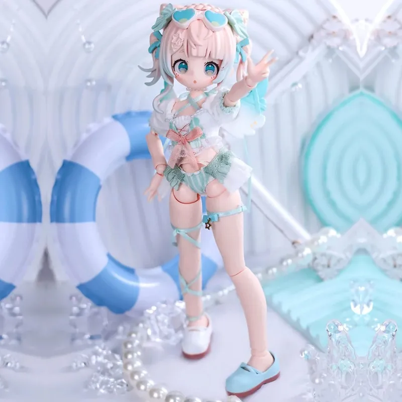 Em estoque wanmeng açucarado 1/8mjd caixa cega articulações móveis boneca figura de ação boneca brinquedo da moda ornamentos figura bonito presente