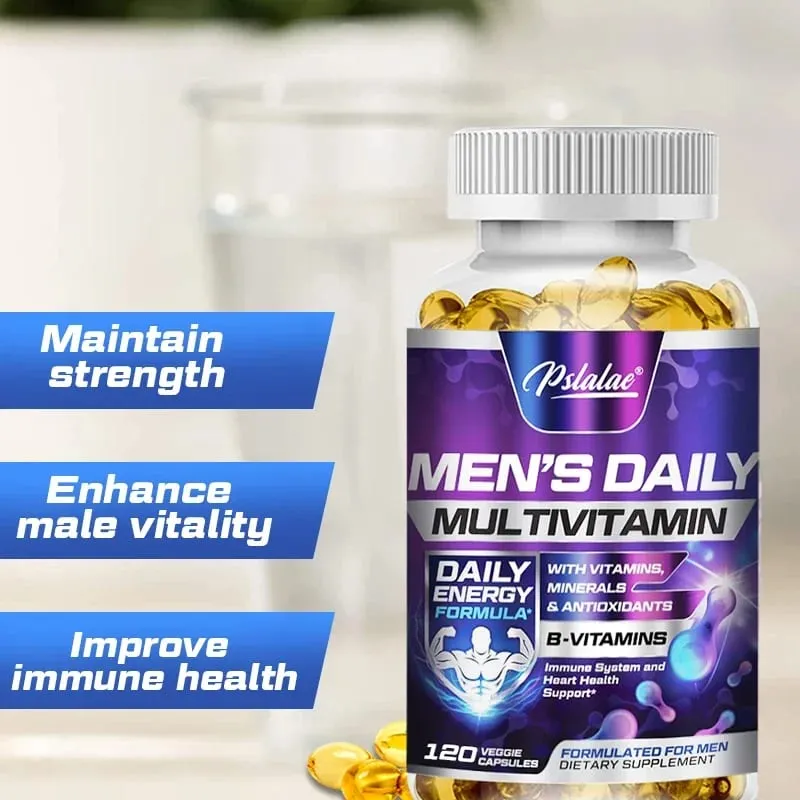 Men's Multivitamin Supplement - Enhance Immunity Boost Energy and Endurance Promote Overall Health