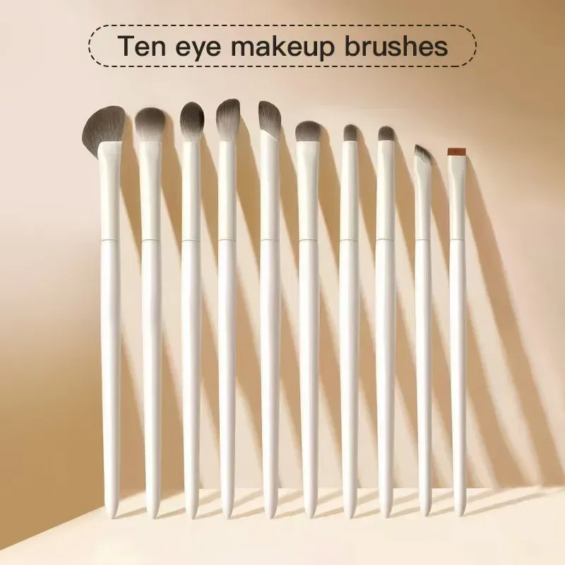 Eye Makeup Brush Set for Beginners Professional Makeup Brush Under-Eye Detail Cosmetic Brushes Kit Eyebrow Crease Shader