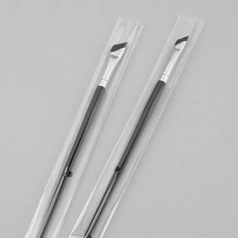 1-16 Chiếc Nâng Cấp Lưỡi Bút Kẻ Mắt Bàn Chải Siêu Mỏng Góc Mịn Flat Eyebrow Brush Liner Brow Nơi Cọ Trang Điểm Chính Xác Chi Tiết Bàn Chải