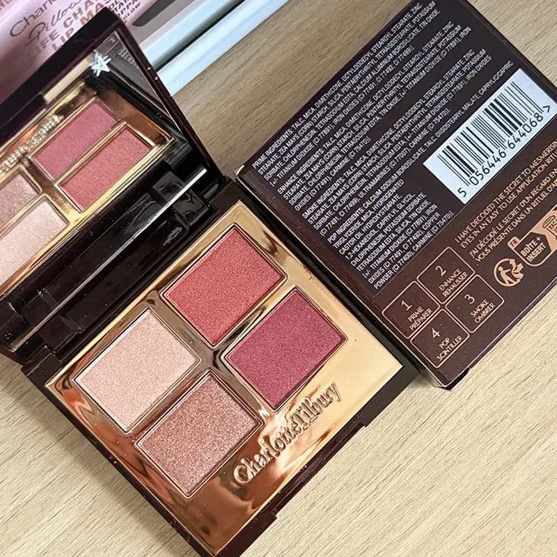 Best Seller CT Makeup Set Four Color Eyeshadow Palette Matte Setting Powder Facial Concealer Effect High-end Lipstick Cosmetics