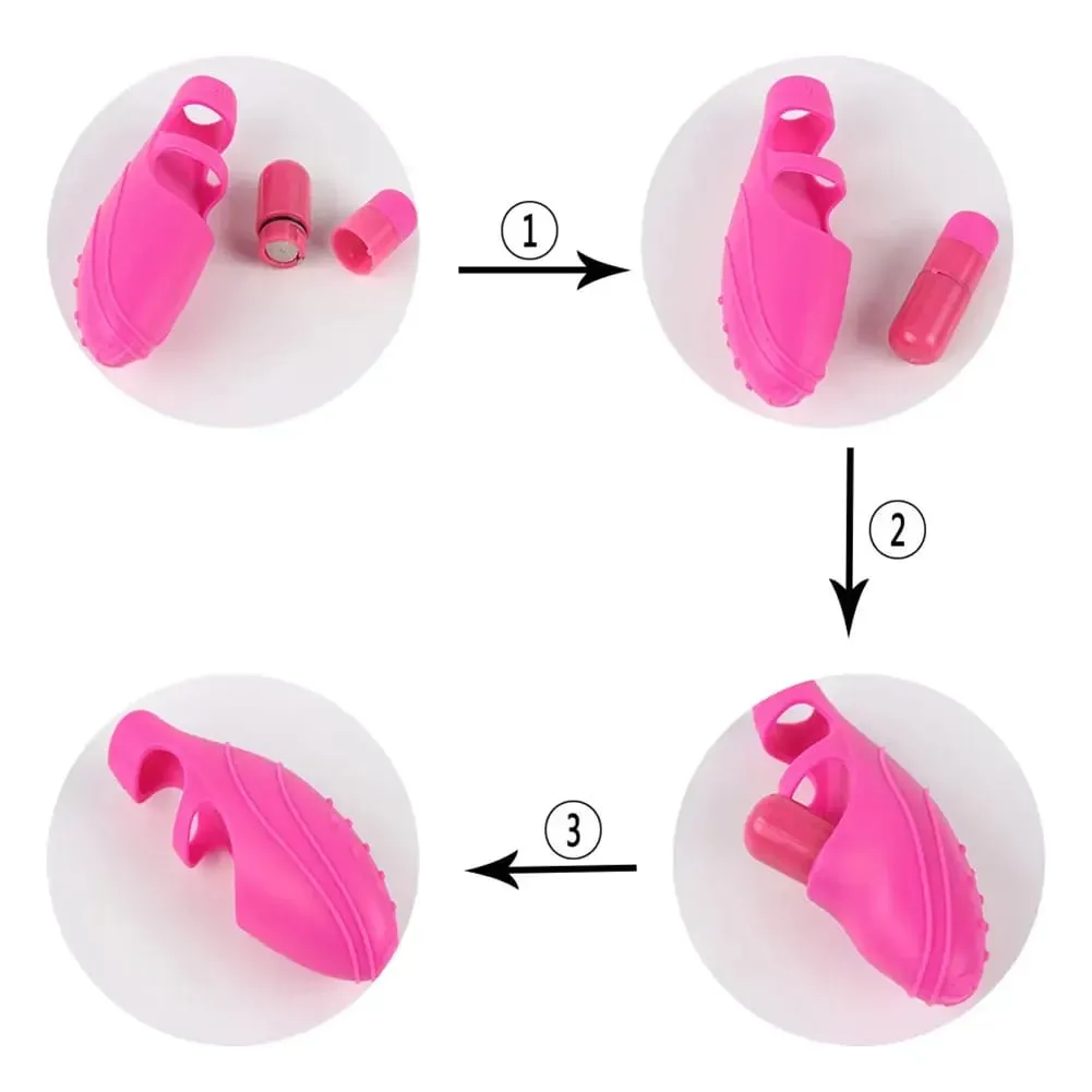 G-ponto vibratório dedo capa vibrador de silicone portátil à prova dwaterproof água dedo vibrador masturbador adulto brinquedo sexo para mulher