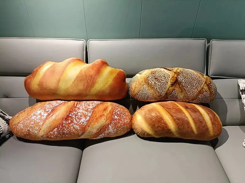 Giant Pillow Simulation Kawaii Big Bread Plush Pillow Doll Soft Cute Food Cushion Toys for Kids Children Birthday Christmas Gift