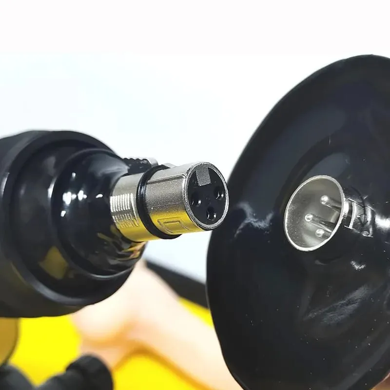 Diy anexos cão nó vibrador com adaptador 3xlr silicone líquido grande pênis anal plug brinquedos sexuais rápido ar vac-u-lock conector
