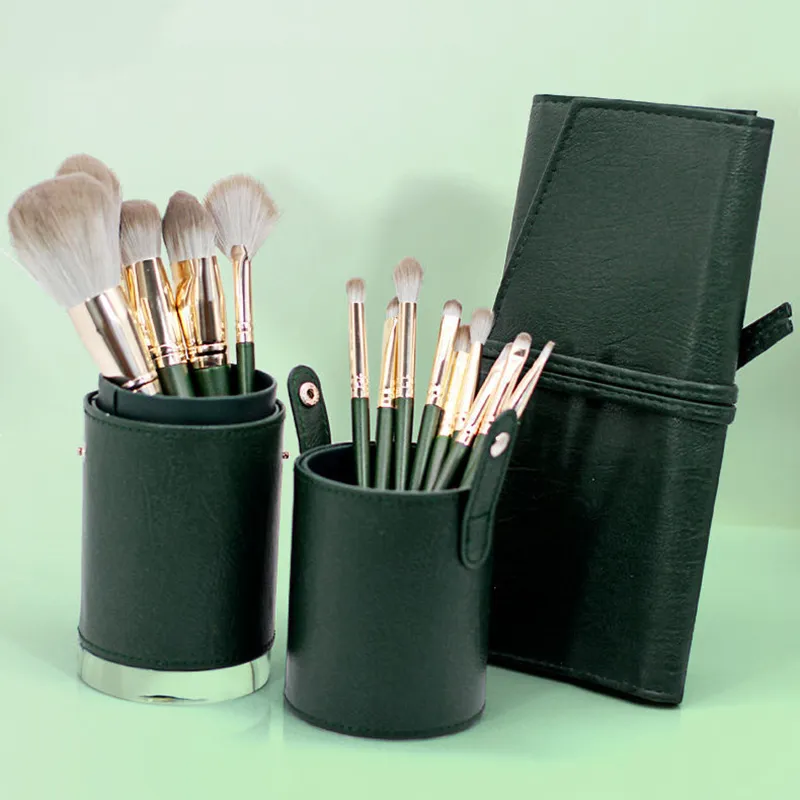 14Pcs Makeup Brushes Set Large Fluffy Soft Eye Shadow Foundation Brush Women Cosmetic Powder Blush Blending Beauty Make Up Tools