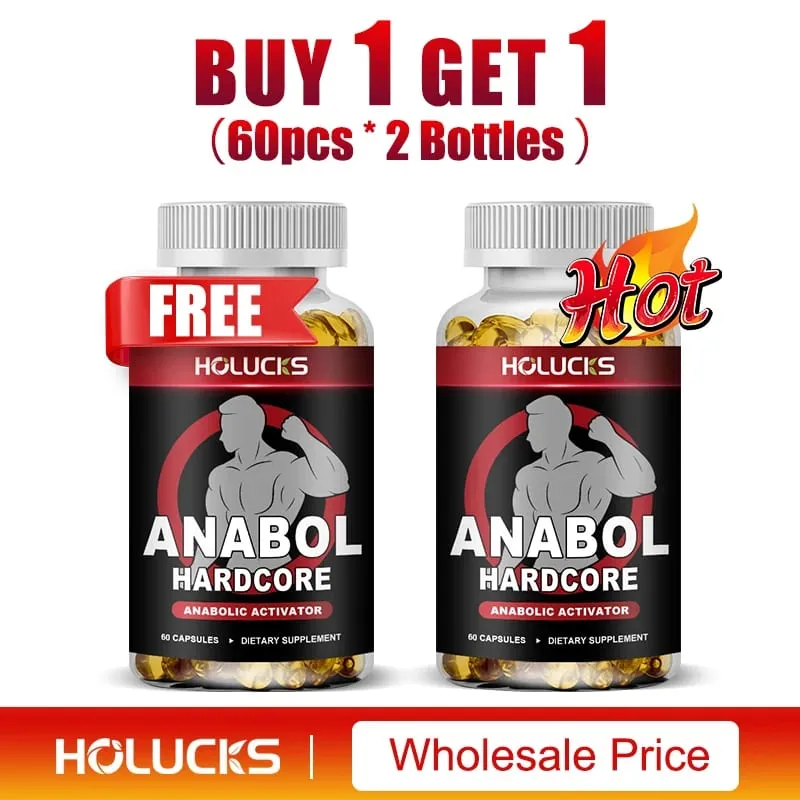 Anabol Hardcore Suplemento de Crescimento Muscular para Homens Construir Magra Densa, Alto Desempenho, Melhorando o Apoio à Saúde Geral