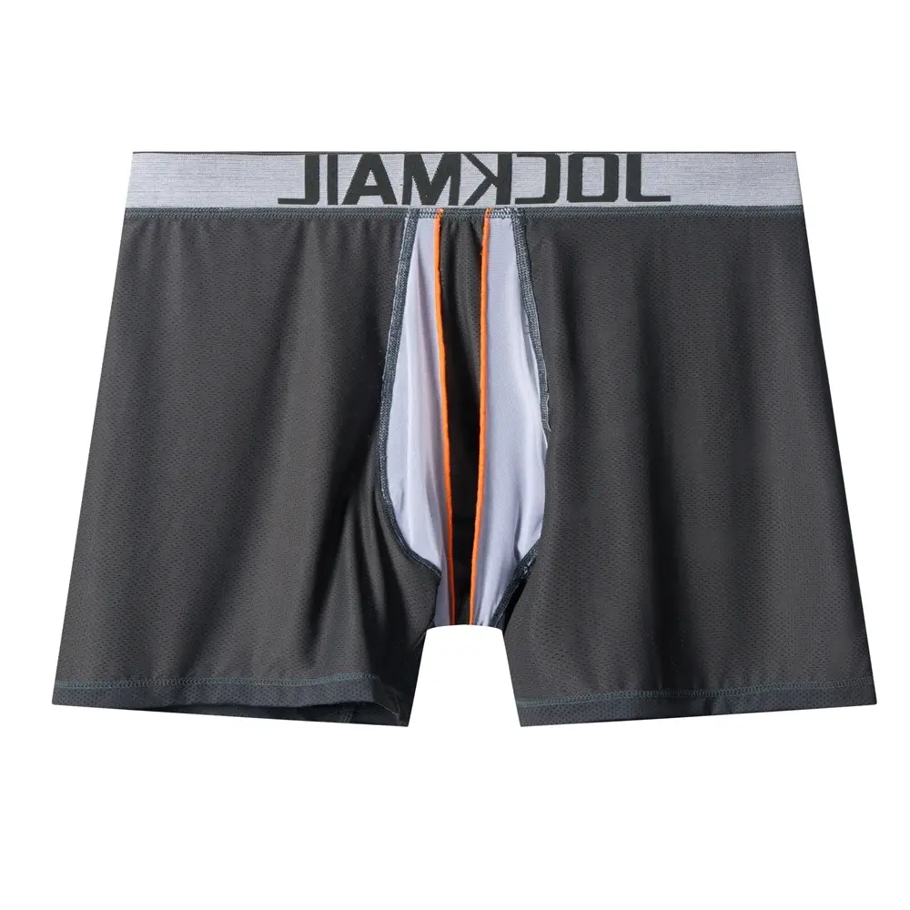 Sexy Men Underwear Men's Boxer 3D Hammock-shaped Pouch Designed Breathable Mesh Panels Men Boxershorts Trunk Male Underpants