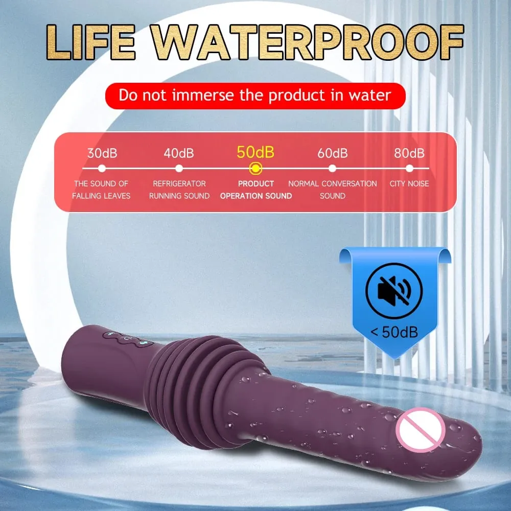 Telescopic Automatic Sex Machine Remote Control Dildo Vibrators Heating Massager G Spot Thrusting Retractable Sex Toy For Woman