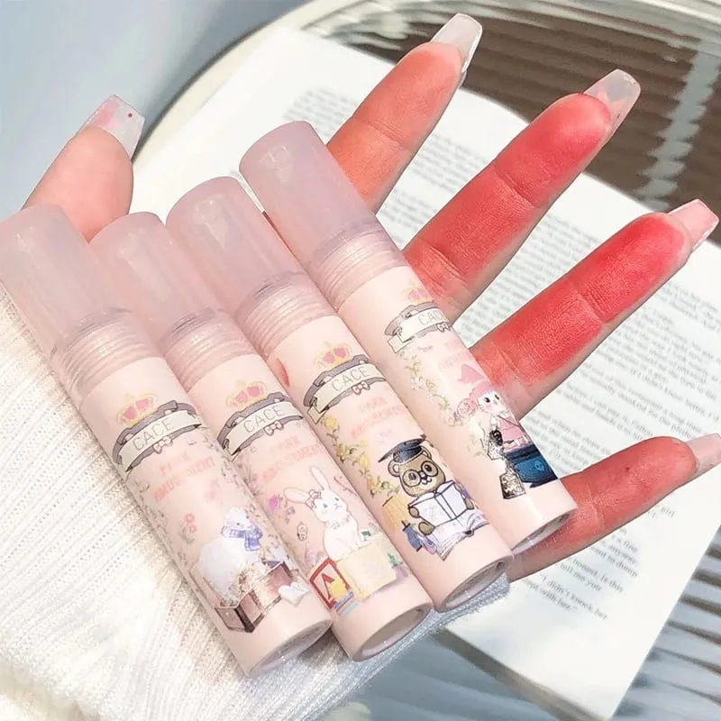 Matte Liquid Lipstick Makeup Set Sexy Red Tint For Lips Long Lasting Lipgloss Waterproof Lip Mud Cosmetics Kits 6 Colors
