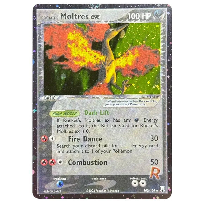 Cartões proxy Team Rocket Returns (TR) Rocket’s Moltres Rocket’s Sneasel Treecko Star Dark Ampharos Azumarill Mudkip Star