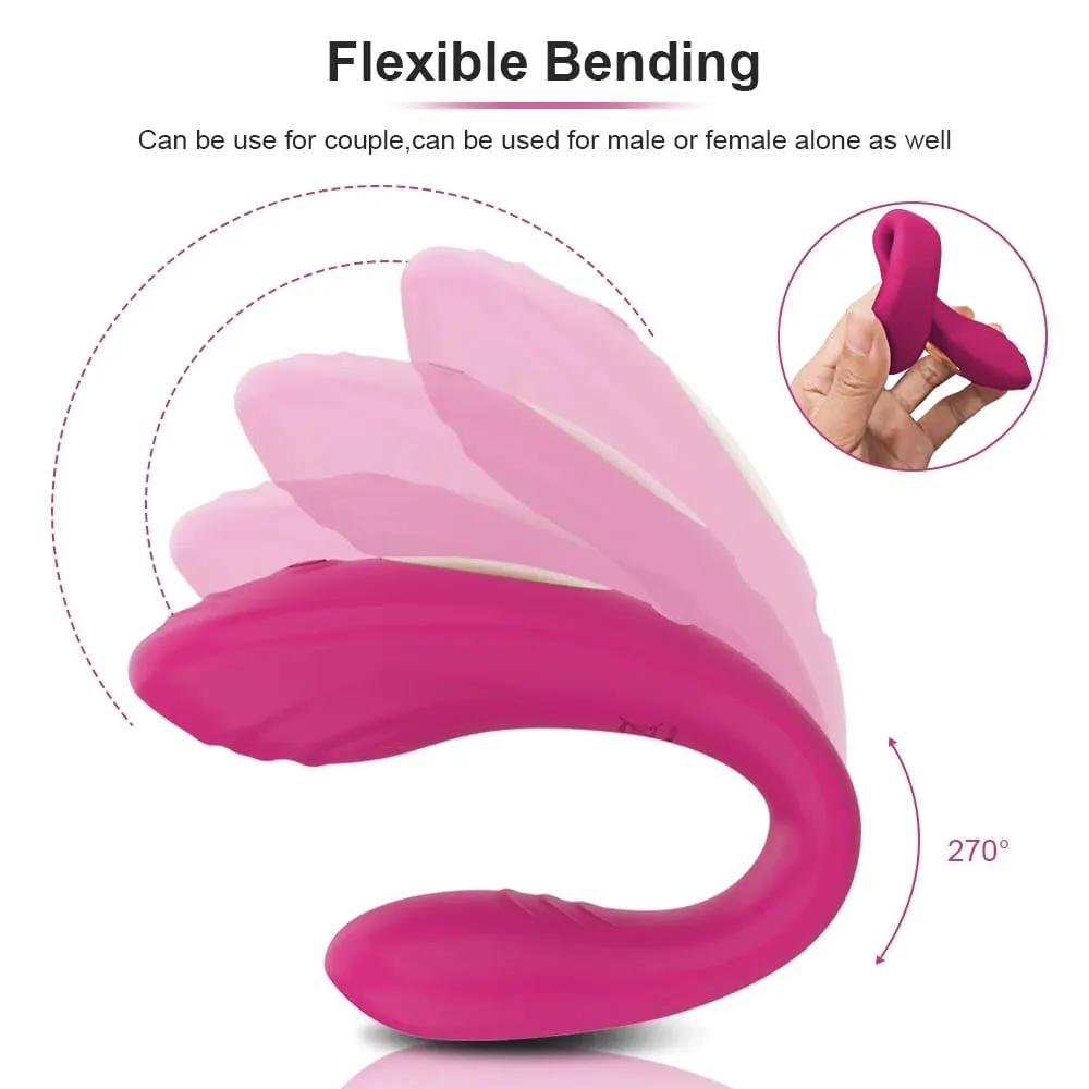 Vibrador tipo u com controle remoto, para mulheres, estimulação do clitóris, ponto g, massagem vaginal, masturbação feminina, brinquedos sexuais para casal