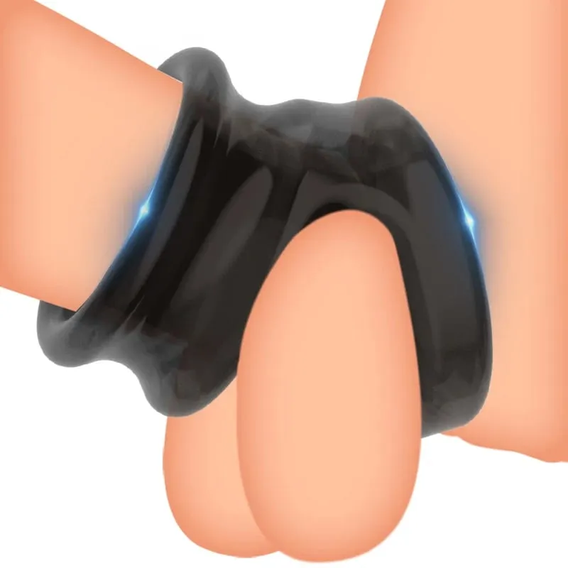 Silicone Penis Semen Lock Ring Ejaculation Delay Sex Time Dick Lasting Erection Widen Thicken Cock Ring Adult Sex Toy For Couple