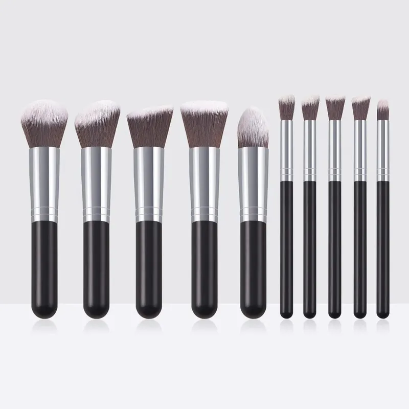8pcs Makeup Brush Kit Soft Synthetic Hair Make Up Brushes Foundation Blush Eyeshadow Cosmetic Makeup Tools