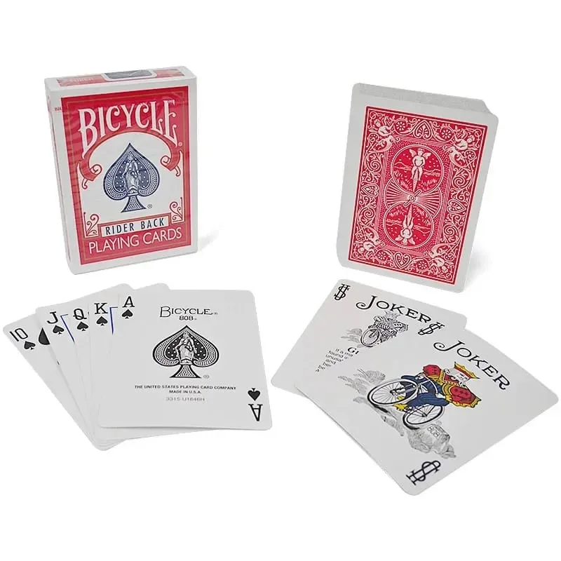 Cartas de jogo para ciclistas, versão internacional, azul/vermelho, baralho padrão regular, jogos de cartas, truque de mágica, adereços para mágicos