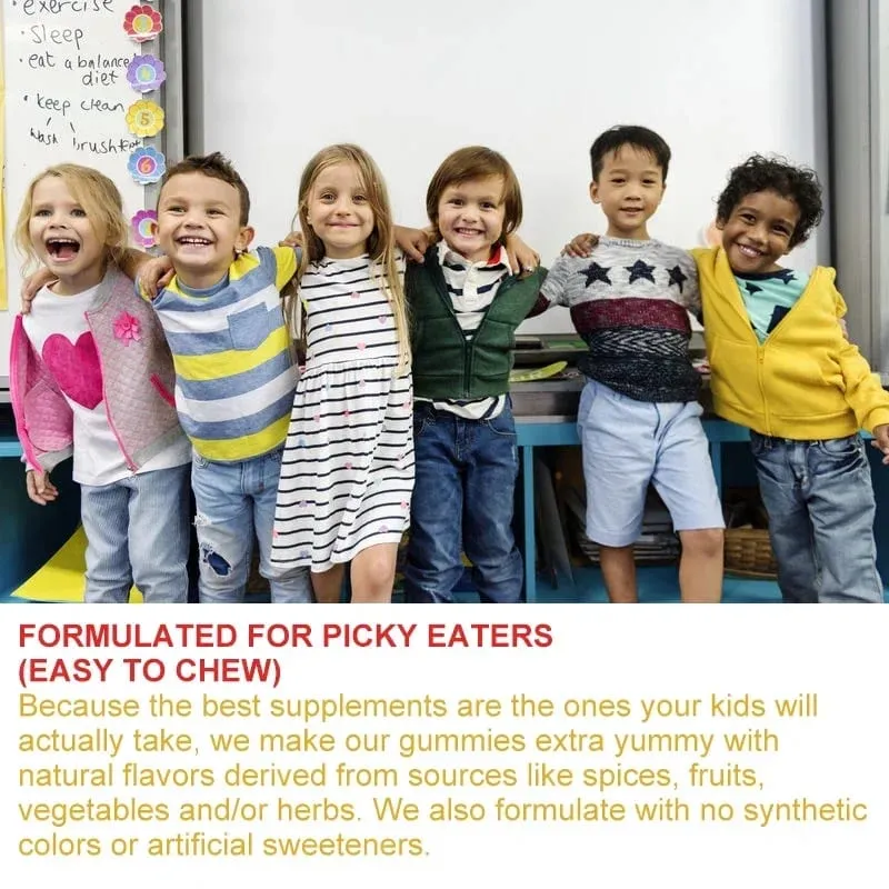 Kids Multivitamins Gummies - Boosts Immunity Promotes Healthy Brain and Body Development Provides Energy — image 6