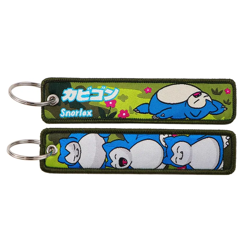 Chaveiro pokémon anime elf monsters, chaveiro para carros, mochila, porta-chaves, bordado, etiqueta, jet tag, acessórios, presentes, 1 peça