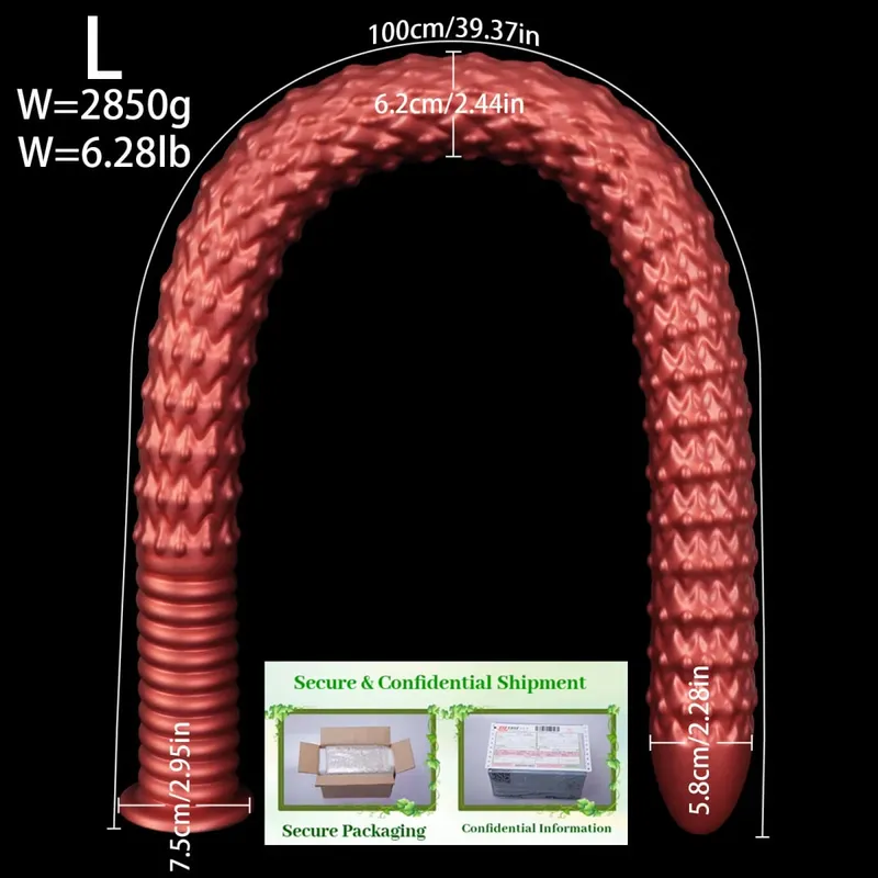 Plugue anal longo de 1m, plugue anal de silicone macio para dilatação da bunda, massagem de próstata masculina, estimulação do ponto g vaginal feminino, brinquedo sexual grande