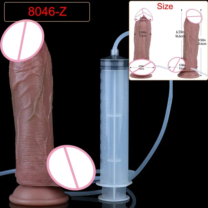 Veias profundas ultra esguichando vibrador silicone pele toque longo ejaculação butt plug para homens mulheres g-ponto estimular 18 + brinquedos sexuais