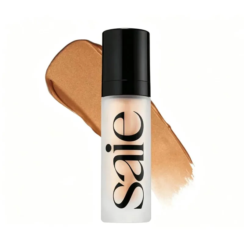 Saie Hydrating Dewy Liquid Blush Buildable Luminous Multi-Use Cheek & Lip Tint Suitable for All Skin Types Natural Facial Makeup