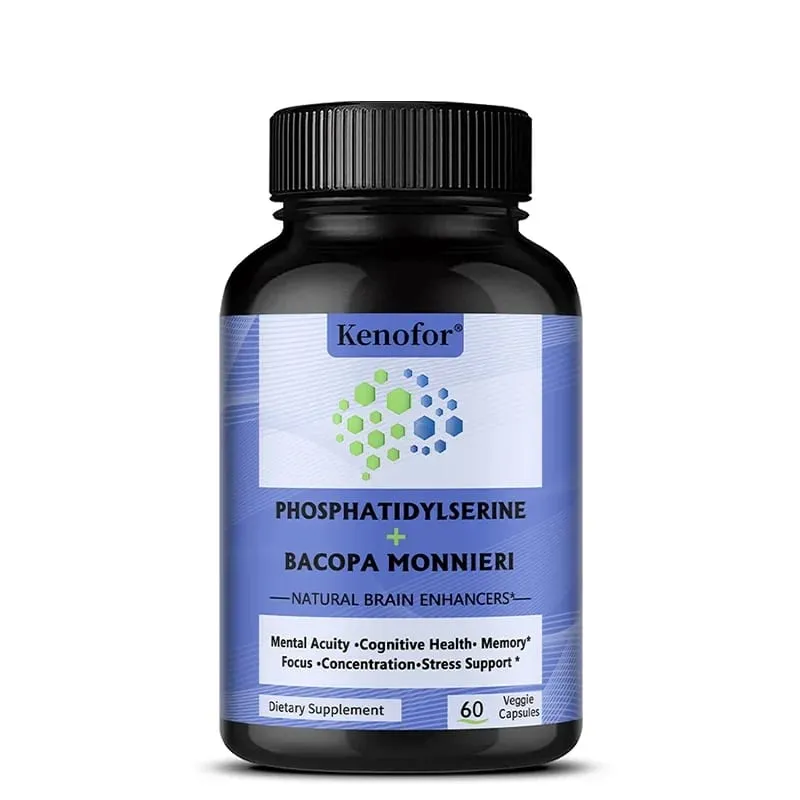 Phosphatidylserine Supplement with Bacopa Monnieri Brain Supplement Supports Healthy Thinking Memory Creativity
