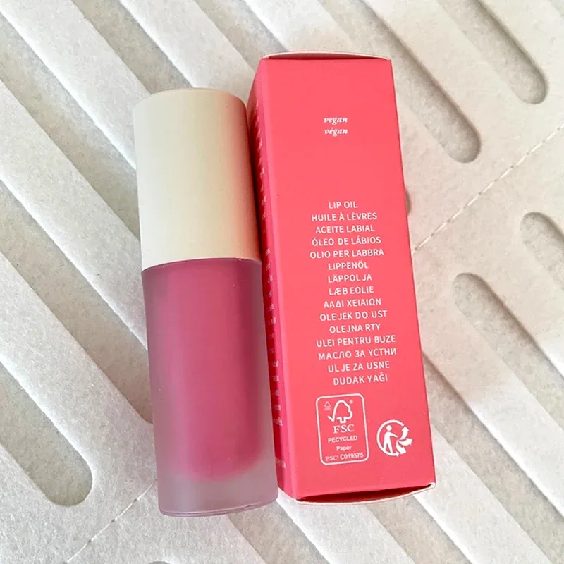 Summer Limited Rho Vanilla Beige LipBalm Moisturizing Transparent Lipstick Set Smooth Soft Tube Mirror Lip Gloss Lip Blum Makeup