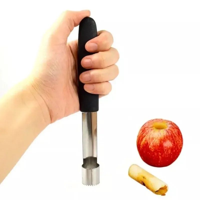 Fácil núcleo de frutas apple corer pitter pêra sino torção frutas stoner fácil núcleo removedor de sementes pimenta remover pit cozinha ferramenta gadget