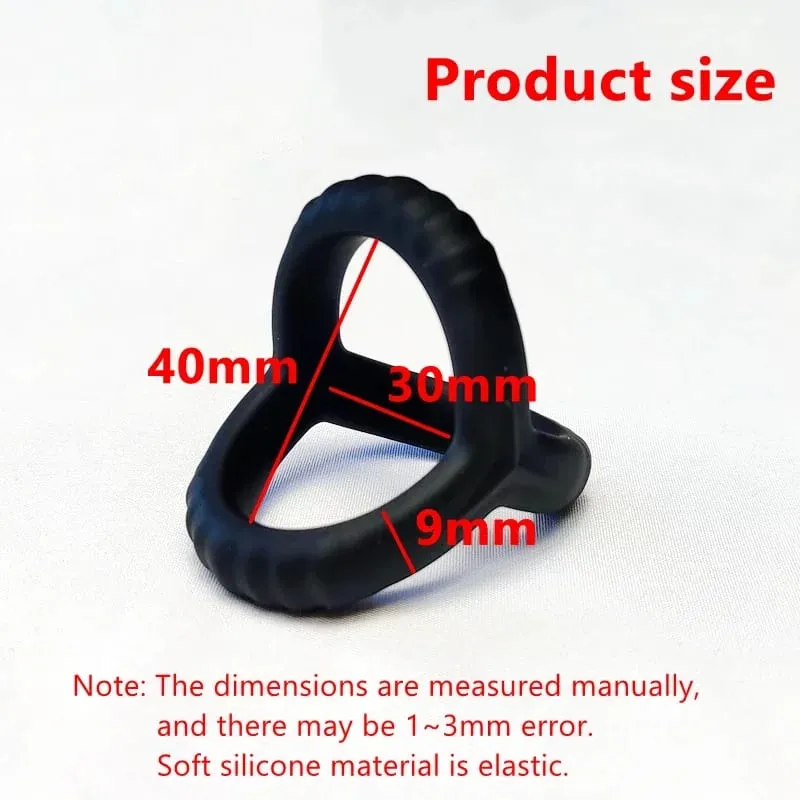 Penis Ring Reusable Silicone Semen Cock Ring Penis Enlargement Delayed Ejaculation Sex Toys For Men