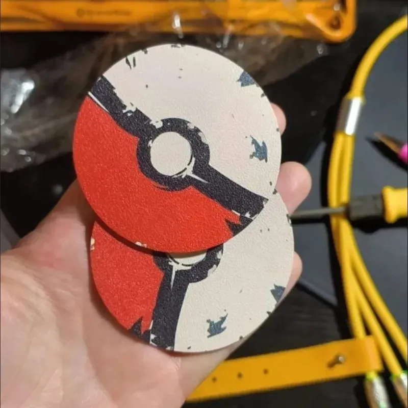 Pokémon Coaster Anime Periférico Personalidade Tendência Prático Carro Coaster Novo Modelo Antiderrapante Cartoon Coaster