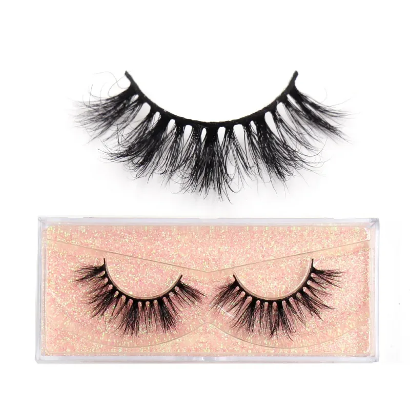 3D Mink Lashes Soft Hair False Eyelashes Fluffy Volume Wispy Fake Eyelashes Extension Makeup