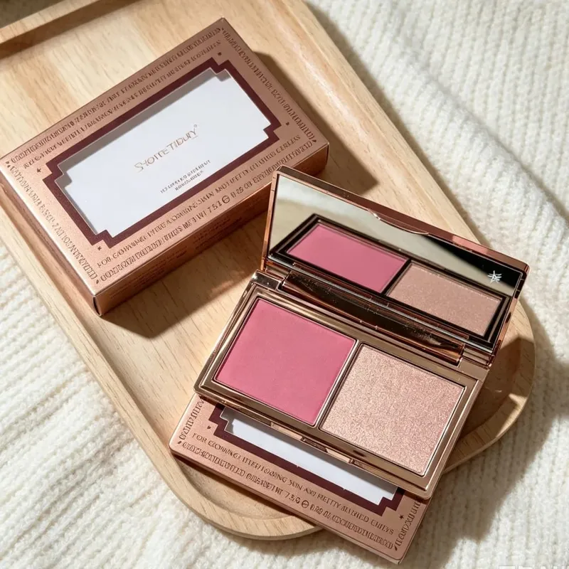Charlotte Tilbury CT Blush Set Blush Liquid Blush Cushion Pen Two-color Highlights 4-Colors Blush Platte Makeup Cosmetic Beauty