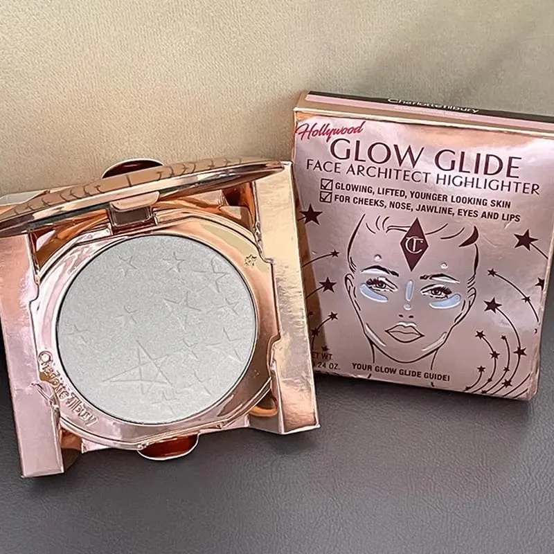 Charlotte tilbury 100ml 34ml spray de configuração 2 peças conjunto fosco pó pressionado controle de óleo rosto reparação mel pó maquiagem presente — image 15