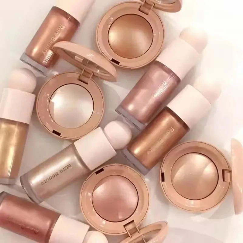 Rare Beauty Creme Derretido Blush Maquiagem Fosco Textura Perolada Glitter Blush Marcador Brilhante Nutrir Hidratar Brilho Labial