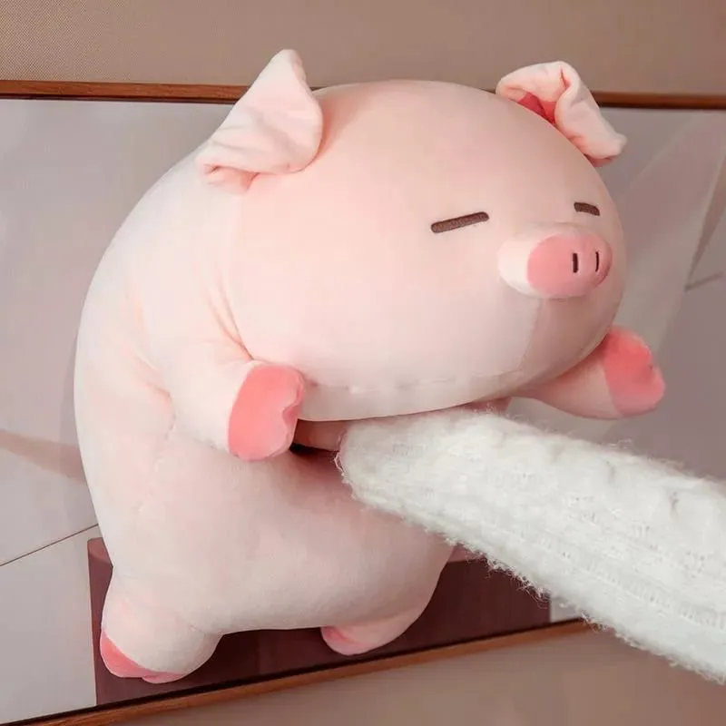 1 pçs super macio descompressão festa porco pano boneca porco porco travesseiro brinquedo de pelúcia com múltiplas especificações para escolher