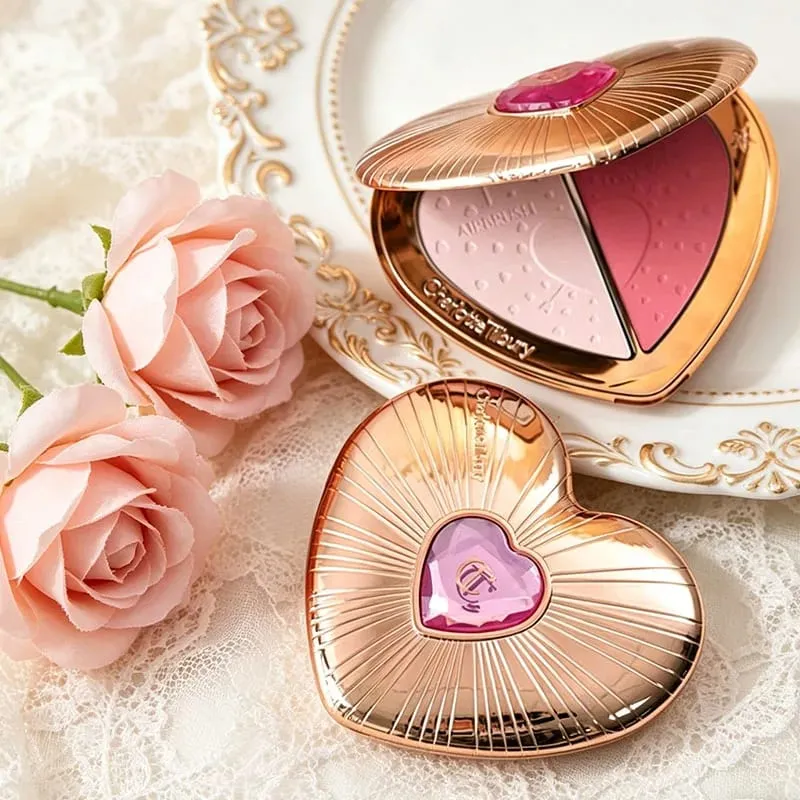 Charlotte Highgloss Repairing Gemstone Disc 7g & Multicolored Eye Shadow Cream Nature Easy To Color Tilbury Foundation Cosmetics