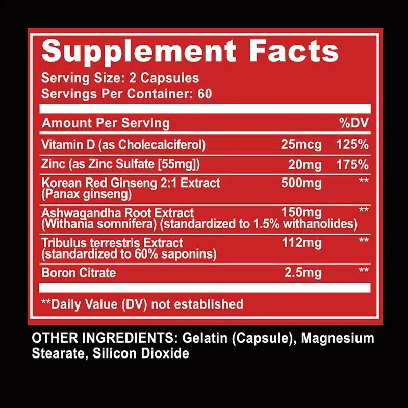 Muscle Builder for Men 30+ - Boosts Muscle Strength and Endurance Supports Hormone Balance