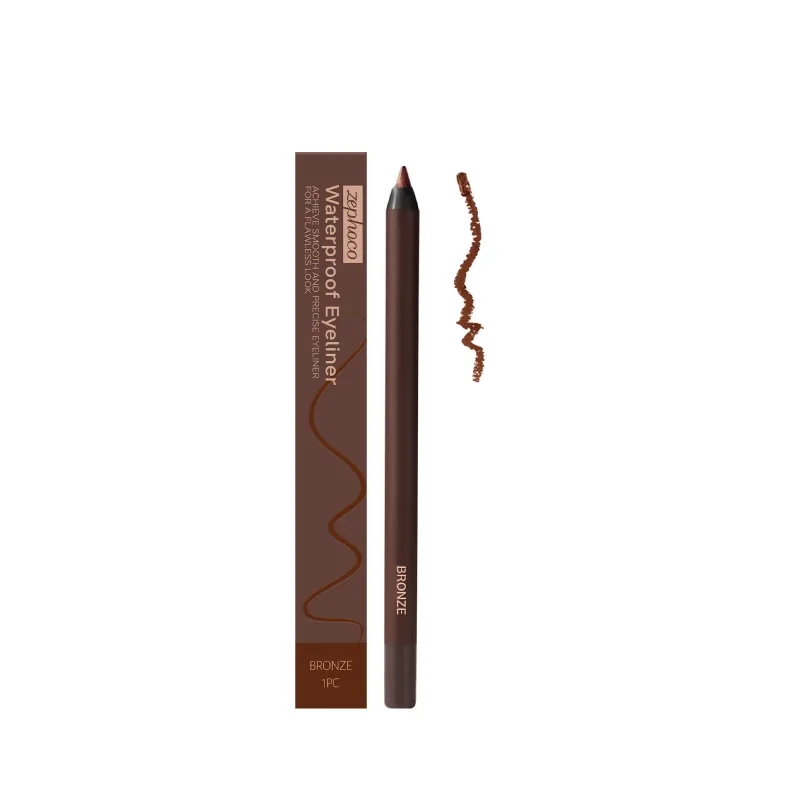 Waterproof Eyeliner Brown Smooth Matte Eye Liner Long Lasting Non Smudging High Pigmented Eyebrow Pencil Punk Eye Makeup