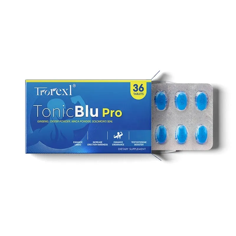 Pílula Azul com Ostra Ginseng Crescimento Máximo Suplementos Masculinos de Poder