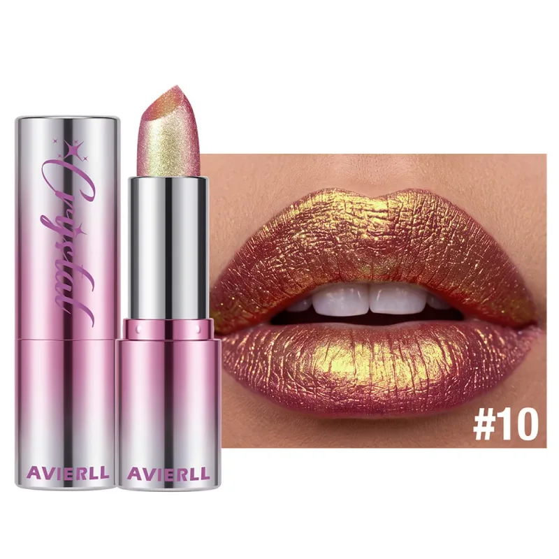 6 Color Polarised Shimmer Lipstick Metallic Pearlescent Pink Glitter Lipstick Waterproof Lasting Lip Tint Women Cosmetics Makeup — image 9