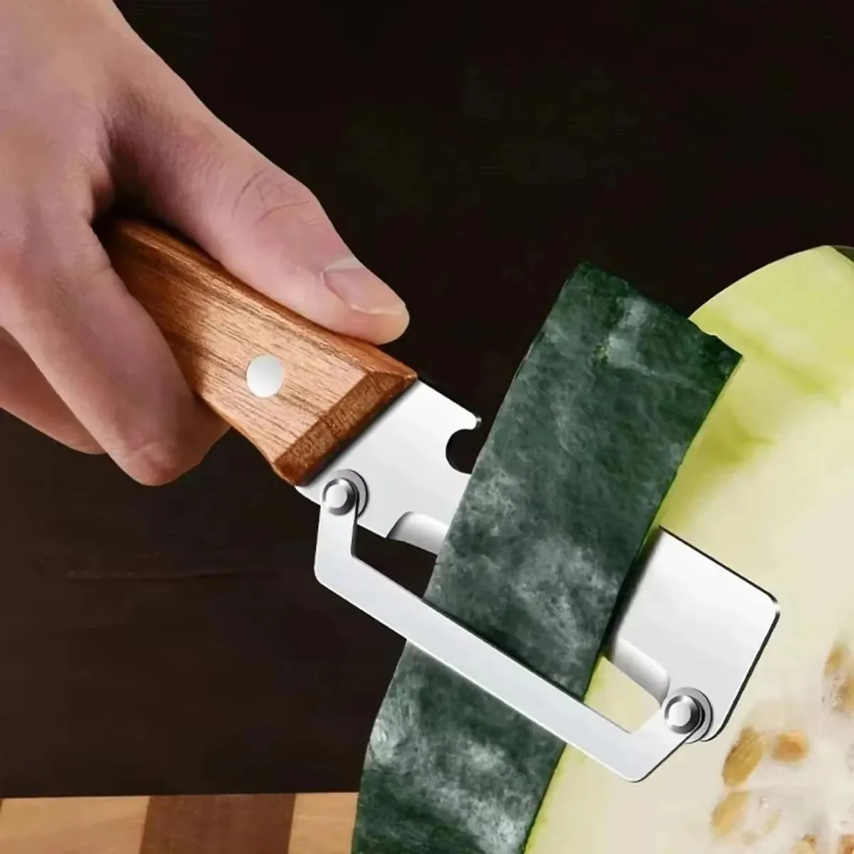 2pc conjunto de aço inoxidável multifuncional cozinha slicer afiada ferramenta corte para casa cebola verde repolho triturador descascador vegetal