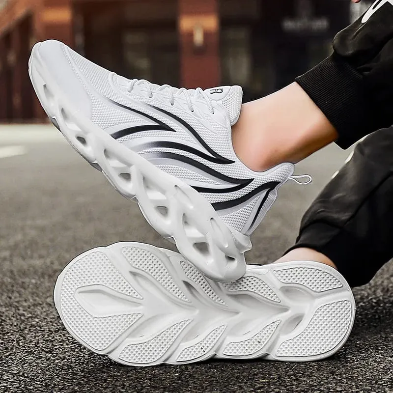 Sapato social masculino malha respirável confortável tênis de caminhada ao ar livre sapatos esportivos masculinos zapatos hombre 2025 mais vendido