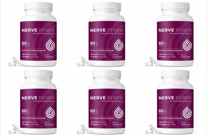 Suplemento avançado de suporte nervoso Nerve Renew - Alívio natural para desconforto nervoso com ácido R-alfa lipóico e complexo de vitamina B