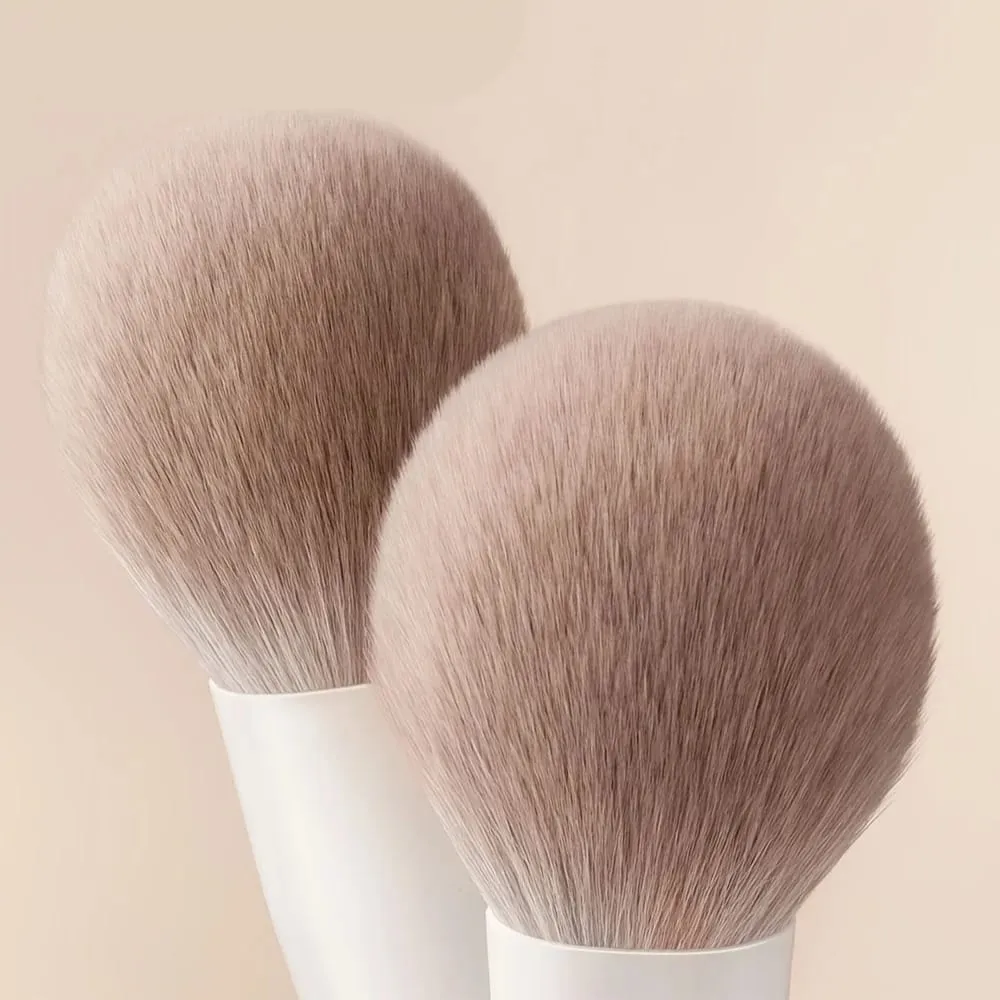 12pcs conjunto de pincéis de maquiagem profissional com pincéis Kabuki e cerdas de nylon - kit inicial completo adequado para blush de base