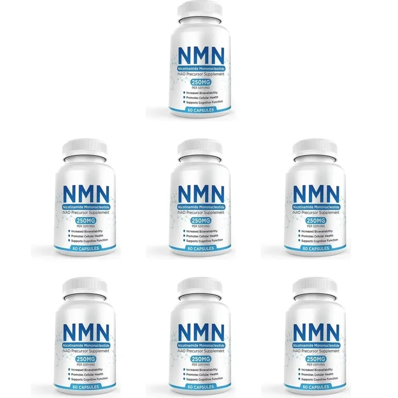 NMN Cápsulas de mononucleotídeo de nicotinamida 250 mg por porção Maior biodisponibilidade promove a saúde celular 60 cápsulas — image 13