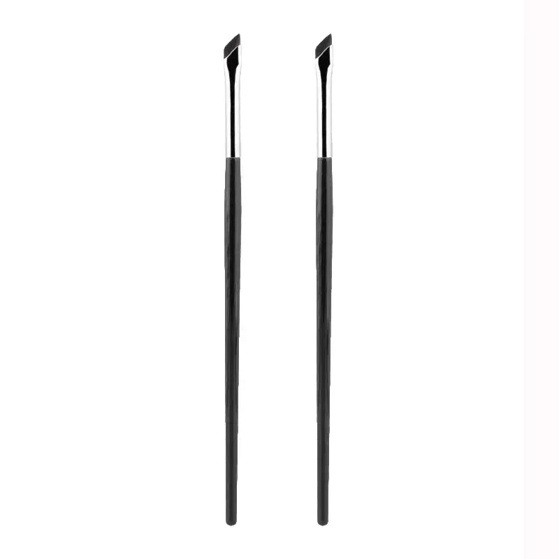 Pincel de delineador com lâmina atualizada, pincel ultrafino de ângulo fino e plano para sobrancelha sob os olhos, pincel de maquiagem com detalhes precisos