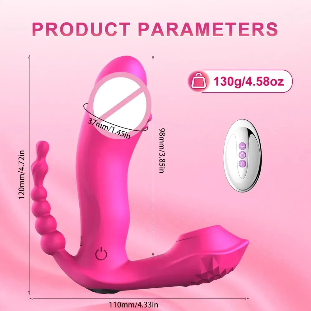 Controle sem fio vibrador vibrador g-ponto massagem vaginal vibrador clitóris sucção estimulador wearable adulto brinquedo sexual feminino — image 6