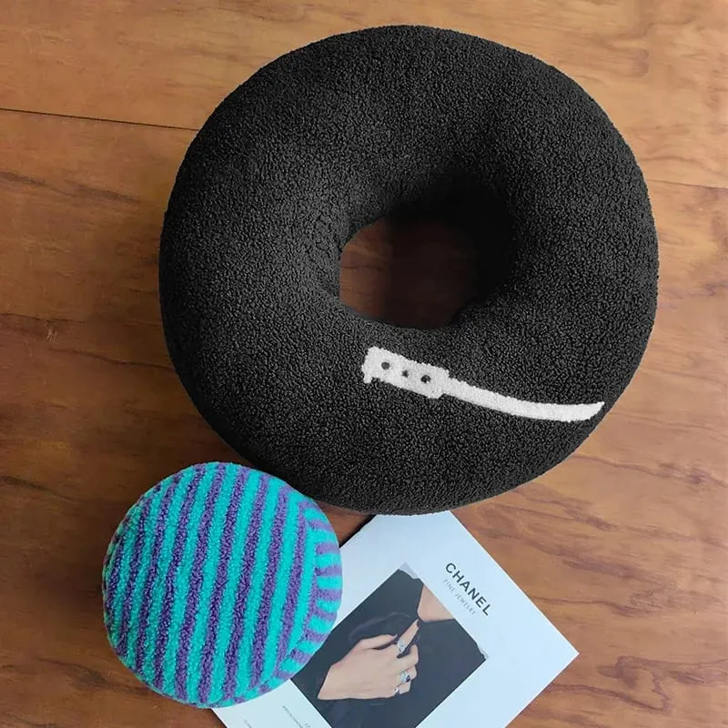 Travesseiro em formato de disco de vinil, 40cm, retrô, para amantes da música, disco, festa, criativo, almofada de pelúcia, gravação, sofá, travesseiro